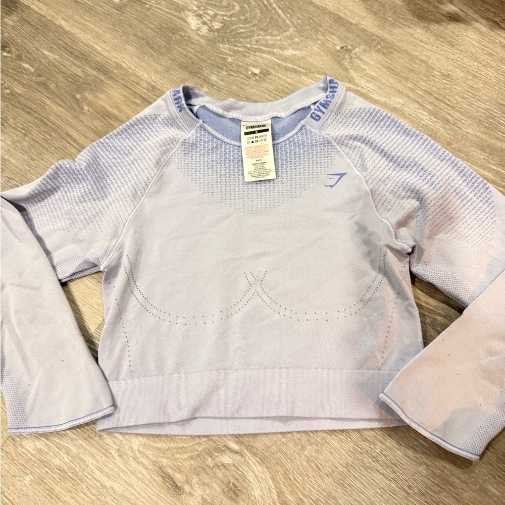 Gymshark Lavender Mesh Detail Top